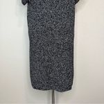 Style & Co  Gray Tweed Knit Short Sleeves Sweater Dress Photo 8