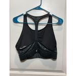ZYIA ACTIVE Womens Black Sparkle Glitter Racerback Sports Bra XL Photo 2