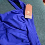 Swimsuits Monoki for Womens, FORUU 1PC Push Up Padded Bikini Swimsuit Bathing Suit Set Blue Size M Photo 4