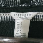 Forever 21  L Tight Woven Black White Baja Hoodie Top Photo 4