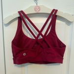 Lululemon Energy Bra in Magenta Photo 3