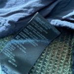 Free People  Oversized Plaid Flannel Shacket Distressed Raw Hem Button Down Photo 6