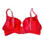 XOXO  Intimates 2 Bras Red Black Push Up‎ Underwire Glitter Straps 36B NEW Photo 7