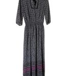 Westport  Black and Purple Long Sleeve Dress Photo 1
