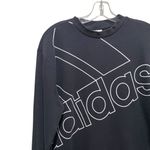 Adidas  Originals Crewneck Sweatshirt Black White Logo Women’s Size Small Photo 2
