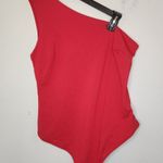 Free People one shoulder red bodysuit Photo 0