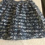 Xhilaration Striped Floral Skater Skirt Pockets Black - Sz Medium Photo 7