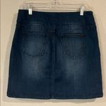 S.C. & Co stretch denim pull on mini skirt skort with tummy control M Blue Size M Photo 3