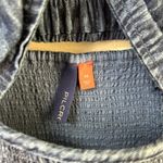 Anthropologie‎ Pilcro Ikat sleeveless denim mini sundress size XS Blue Photo 14