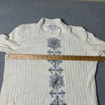 Alfred Dunner  Sweater Womens S Cream Floral Embellishment Pullover Sweater‎ Photo 4