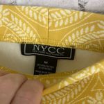 New York Clothing Company Mustard Yellow Printed Pencil Skirt~Size M Gold Size M Photo 3