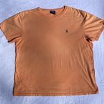 Ralph Lauren Orange  Shirt w/ Navy Logo Photo 0