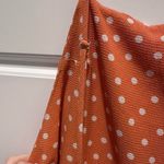 Sage The Label  Orange & White Polka Dot Wide Leg Sleeveless Jumpsuit Size Medium Photo 8