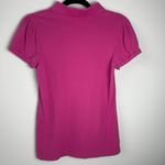 Juicy Couture Vintage Puff Sleeve Polo Pink Logo Size M Y2K Photo 4