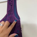 Free People Intimately Purple Blue Medallion Lace Seamless Dress XS/S Photo 3