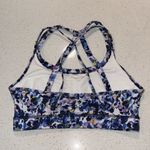 Gaiam  Shiva Elsie‎ Print Medium-Impact Sports Bra Size Small Photo 4