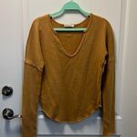 We The Free  Free People Long sleeve v neck sweater with raw edges. Photo 0