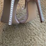 Steve Madden Collette strappy heeled sandal in blush glitter Size 7 Photo 9