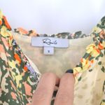 Rails Adalyn Ruffle Midi Dress Floral Yellow Green Tiered Women's S Photo 7