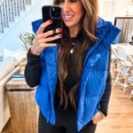 Lululemon  NWT Wunder Puff Blue Cropped Vest Photo 0