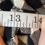 ZARA  Plaid Block Gingham Black & White Mini Dress Photo 7