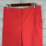 Lands' End Womens size 12 Cropped Wide Leg Pull On Linen Pants Salmon Pink Photo 2