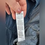 ASOS NWOT Rare  Denim Jean Jumpsuit Romper with front zipper and button detail Photo 13