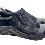 Merrell Womens 10 Jungle Moc Slip On Hiking Shoes Black Suede Low Top 60826 Photo 0