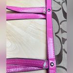 Coach SIGNATURE STRIPE TOTE KHAKI/MULBERRY F21950 Photo 3