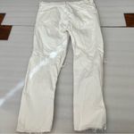 AGOLDE  White Distressed Ankle Jeans Photo 3