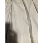 Madison Off White High Waist Shorts, Pleated Front, Women's Medium Preppy Shorts Tan Photo 5