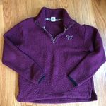 PINK - Victoria's Secret Victoria’s Secret PINK teddy bear half zip Photo 0