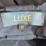 Luxe  Dress With Bow Black Photo 8