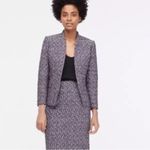 J.Crew  Going Out Blazer In Navy Blue/Pink Confetti Tweed Women’s 4 Photo 3
