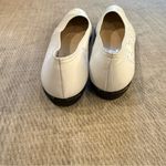 Salvatore Ferragamo  Boutique White Perforated Leather Ballet Flats 11 Italy Photo 4