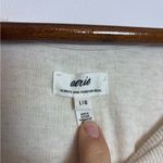 Aerie  Ivory White Endless Summer Cropped Sweatshirt Photo 5