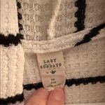 Sundays Lazy  Striped Women's Cardigan - Black and White Photo 1