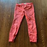 Lucky Brand  Coral Pink Charlie Super Skinny Jeans SIZE 10/30 Photo 0
