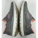 Skechers Slip-Ins Shoes Womens Size 7.5W Summits Hands Free Grey Pink Walking Photo 7