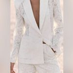 ZARA  EMBROIDERED EYELET BLAZER NWOT Photo 2