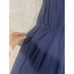 Boden‎ Blackberry Day Dress 6 Navy Pockets Preppy Blue Photo 5