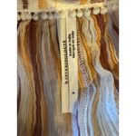 Anthropologie ‎ Shirt Women Ivory Striped Cotton Batwing Sleeve Tie Front Blouse Photo 8