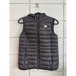 Eleven Elfs Black Arwen Vegan Down Hooded Puffer Vest size S Photo 2