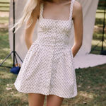 Free People  Polkadot Mini Dress Photo 0