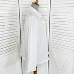 Victoria's Secret Victoria’s Secret Embroidered Neon Print Pajama Shirt White Multi Large Photo 2