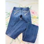 Seven for All Mankind Bootcut Jeans Distressed Blue Denim Size 26‎ Photo 2