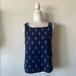 Eileen Fisher | Square Neck Ikat Print Top Photo 2