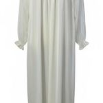 Vintage 60s Miss Elaine Ivory Lace Nylon Peignoir Nightgown Small Bridal Size undefined Photo 0