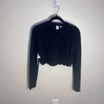 Aritzia NWT  Waffle West Long Sleeve Black Size Large Photo 2