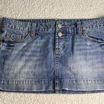 American Eagle Outfitters Light Blue Denim Mini Skirt Photo 0